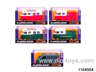 1:32 Alloy Pull Back Car in window box