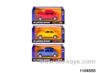 1:32 Alloy Pull Back Car in window box