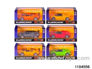 1:32 Alloy Pull Back Car in window box