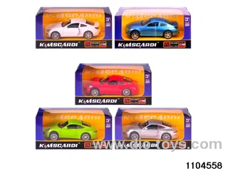 1:32 Alloy Pull Back Car in window box