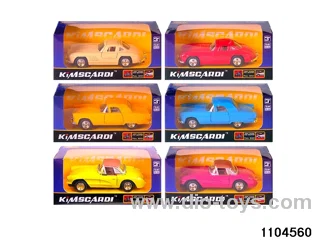1:32 Alloy Pull Back Car in window box