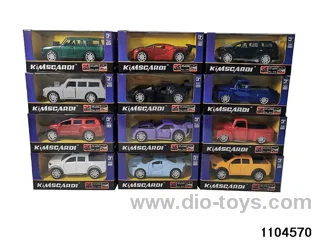 Alloy Pull Back Car in window box