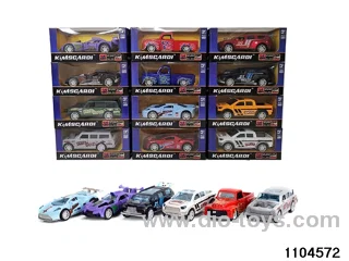 Alloy Pull Back Car in window box