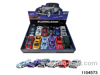 Alloy Pull Back Car in display box
