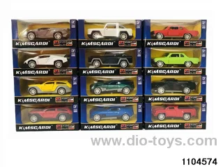 Alloy Pull Back Car in window box