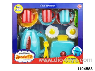 Breakfast set in window box