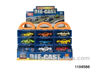 4pcs 1:64 Alloy Scooter in display box