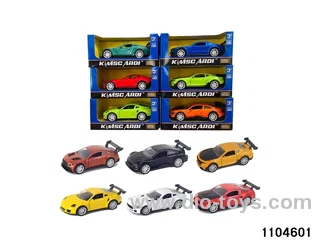 Alloy Pull Back Car in window box