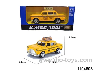 1:36 Alloy Pull Back Car in window box