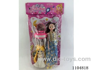 Doll with dresser butterfly wings
