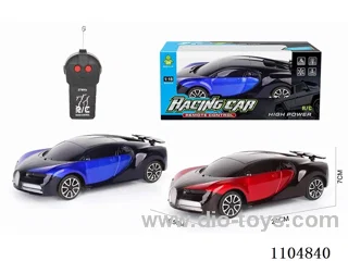 1:18 2ch rc car with light not included battery
