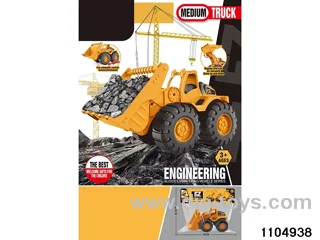 sliding engineering vehicles in PP bag with header