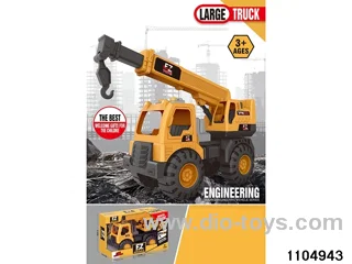 sliding engineering vehicles in window box