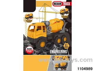 sliding engineering vehicles in PP bag with header