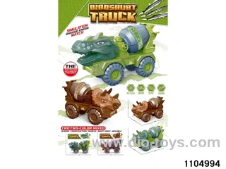 sliding engineering vehicles in PP bag with header