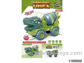sliding engineering vehicles in PP bag with header
