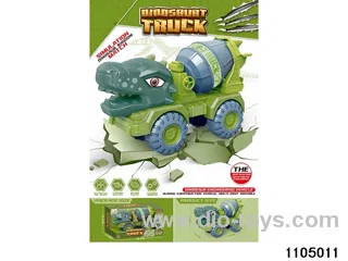 sliding engineering vehicles in window box