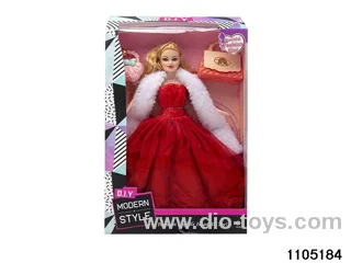11.5 inch doll set in window box