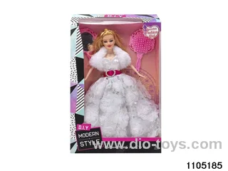 11.5 inch doll set in window box