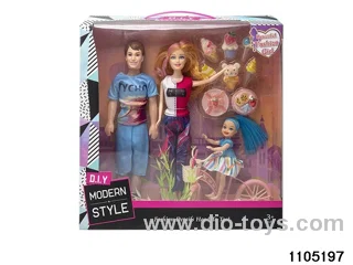 11.5 inch doll set in window box