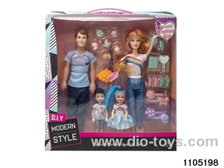 11.5 inch doll set in window box