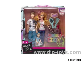 11.5 inch doll set in window box