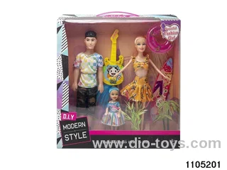 11.5 inch doll set in window box