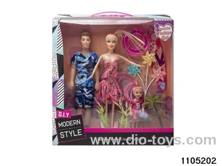 11.5 inch doll set in window box