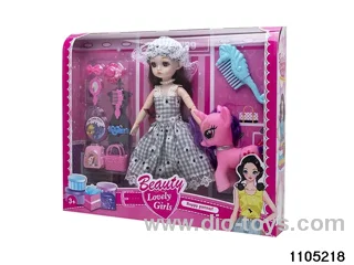 12 inch doll set in window box