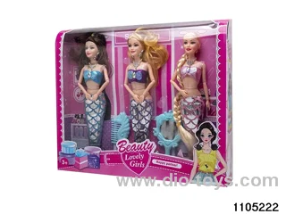11.5 inch doll set in window box