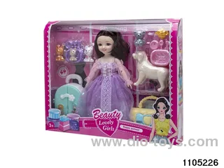 12 inch doll set in window box