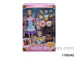 11.5 inch 9 jointed doll set in window box