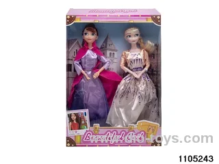 11.5 inch 9 jointed doll set in window box