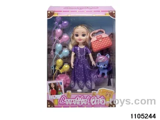 12 inch doll set in window box