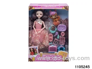 12 inch doll set in window box