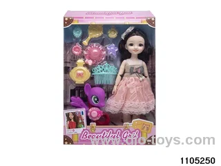 12 inch doll set in window box