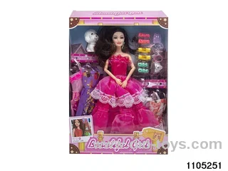 11.5 inch 9 jointed doll set in window box
