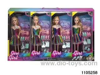 11.5 inch doll set in display box