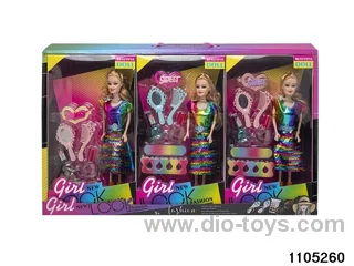 11.5 inch doll set in display box
