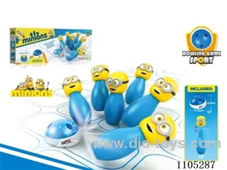 Minions bowling ball with light and sound