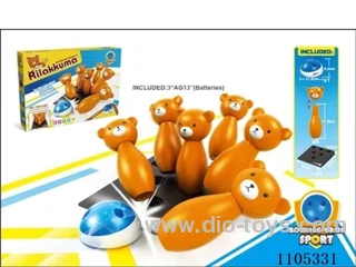 Easy bear belt slant bowling