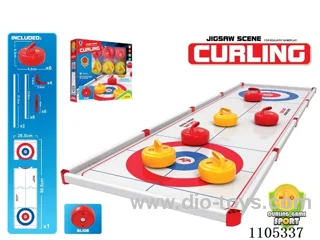 Jigsaw scene competitive curling combination