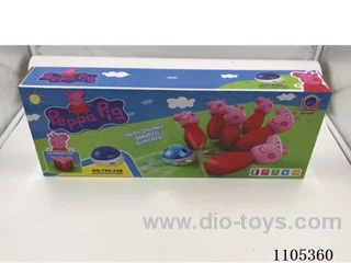 Piggy bowling ball with light and sound