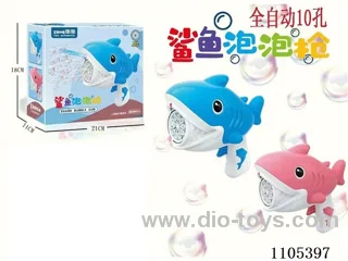 10 Hole Shark Bubble Gun (Rechargeable version)