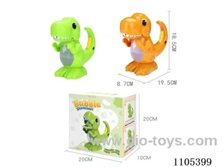 Charging the simulated dinosaur bubble machine