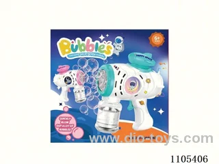 Rocket Bubble Gun rechargeable with music pack
