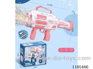 45K hole three-cylinder bubble machine (with 2 bottles of bubble liquid 100ml,1200mAh/3.7V lithium battery,USB charging cable, screwdriver, strap)