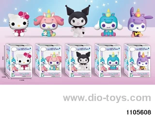 4 inch doll set in window box