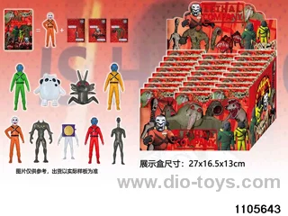 3-4.5 inch doll set in display box