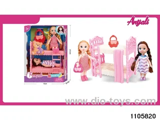 doll set in window box